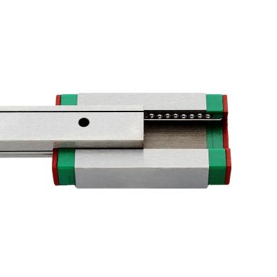 trilhos de guia lineares quadrados com rolamentos deslizantes de bloco